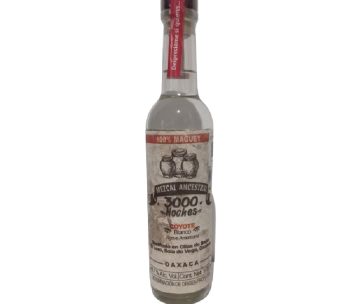 Mezcal 3000 Noches Coyote Blanco 375ml