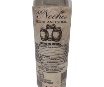 Mezcal 3000 Noches Coyote Blanco 375ml