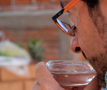 Jicarita de vidrio 2 onzas Clear XQX