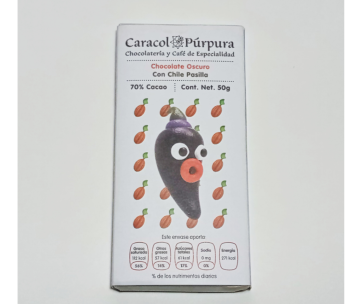 Chocolate Chile pasilla Caracol Púrpura